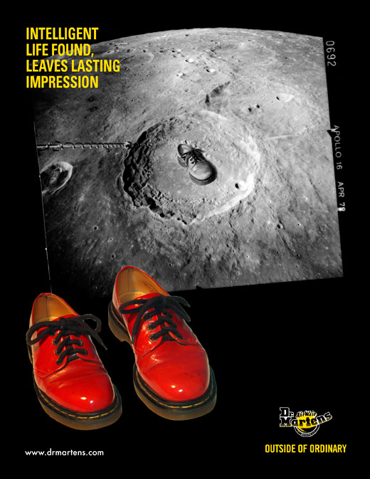 Dr. Martens Ad: Intelliget Life Found, Leaves Lasting Impression